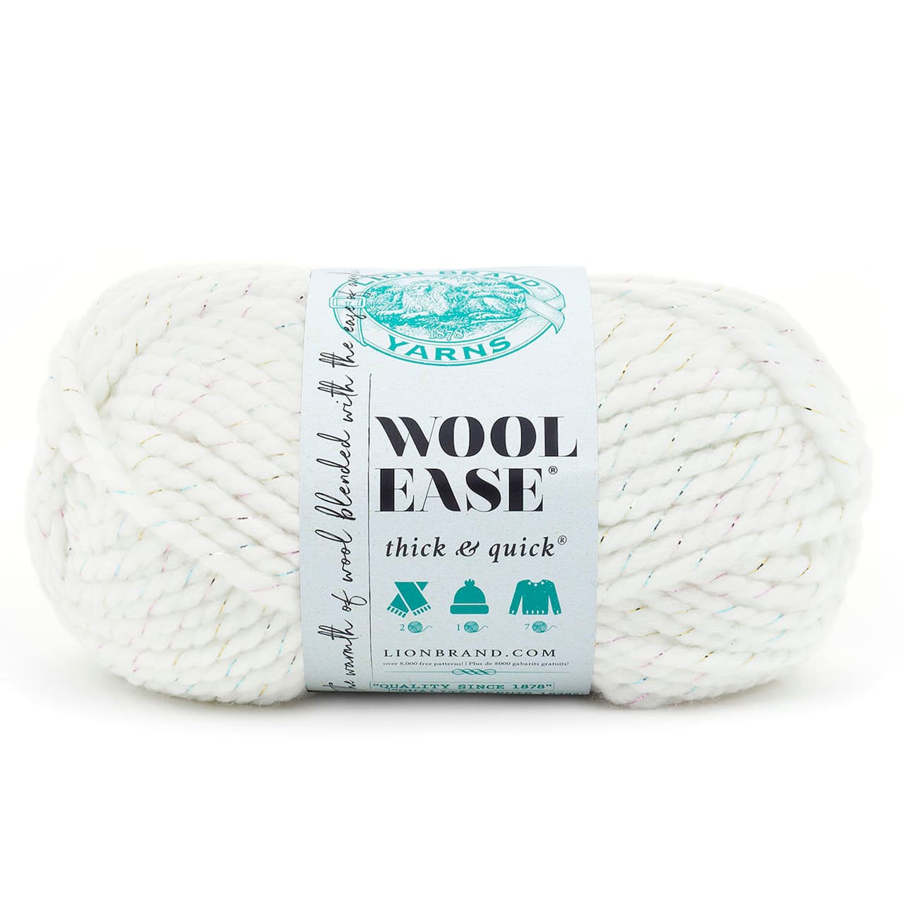 Laine Thick & Quick Wool-Ease de Lion Brand, imprimés, rayures et métalliques